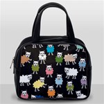 Sheep Cartoon Colorful Classic Handbags (2 Sides) Back