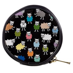 Sheep Cartoon Colorful Mini Makeup Bags by Amaryn4rt