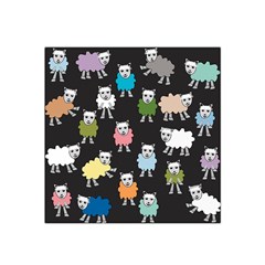 Sheep Cartoon Colorful Satin Bandana Scarf by Amaryn4rt