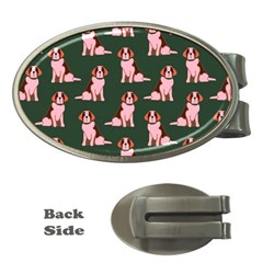 Dog Animal Pattern Money Clips (oval)  by Amaryn4rt