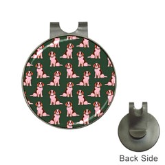 Dog Animal Pattern Hat Clips With Golf Markers by Amaryn4rt