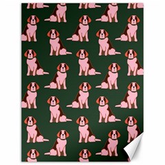 Dog Animal Pattern Canvas 12  X 16   by Amaryn4rt