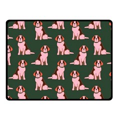 Dog Animal Pattern Fleece Blanket (small) by Amaryn4rt