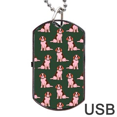 Dog Animal Pattern Dog Tag Usb Flash (two Sides)