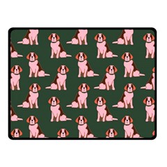 Dog Animal Pattern Double Sided Fleece Blanket (small)  by Amaryn4rt