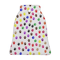 Paw Prints Background Bell Ornament (two Sides)