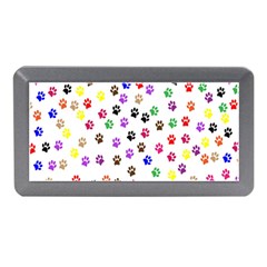 Paw Prints Background Memory Card Reader (mini) by Amaryn4rt