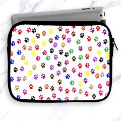 Paw Prints Background Apple Ipad 2/3/4 Zipper Cases by Amaryn4rt