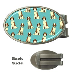 Dog Animal Pattern Money Clips (oval)  by Amaryn4rt