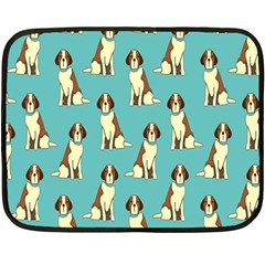 Dog Animal Pattern Fleece Blanket (mini) by Amaryn4rt