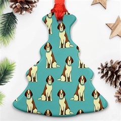 Dog Animal Pattern Ornament (christmas Tree)  by Amaryn4rt