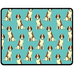 Dog Animal Pattern Double Sided Fleece Blanket (medium)  by Amaryn4rt