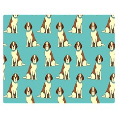 Dog Animal Pattern Double Sided Flano Blanket (medium) 