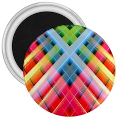 Graphics Colorful Colors Wallpaper Graphic Design 3  Magnets by Amaryn4rt