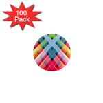 Graphics Colorful Colors Wallpaper Graphic Design 1  Mini Magnets (100 pack)  Front