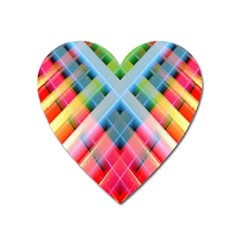 Graphics Colorful Colors Wallpaper Graphic Design Heart Magnet by Amaryn4rt