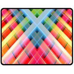 Graphics Colorful Colors Wallpaper Graphic Design Double Sided Fleece Blanket (medium)  by Amaryn4rt