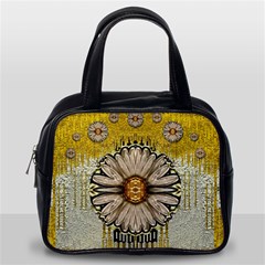 Power To The Big Flower Classic Handbags (one Side)