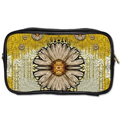 Power To The Big Flower Toiletries Bags by pepitasart