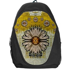 Power To The Big Flower Backpack Bag by pepitasart