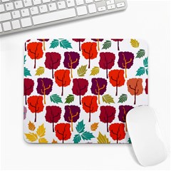 Tree Pattern Background Large Mousepads by Amaryn4rt