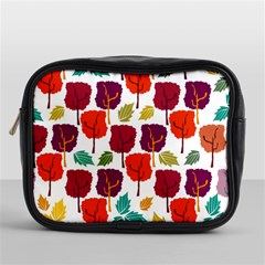 Tree Pattern Background Mini Toiletries Bags