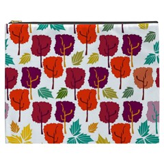 Tree Pattern Background Cosmetic Bag (xxxl)  by Amaryn4rt