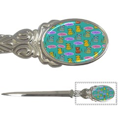 Meow Cat Pattern Letter Openers by Amaryn4rt