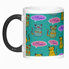 Meow Cat Pattern Morph Mugs by Amaryn4rt