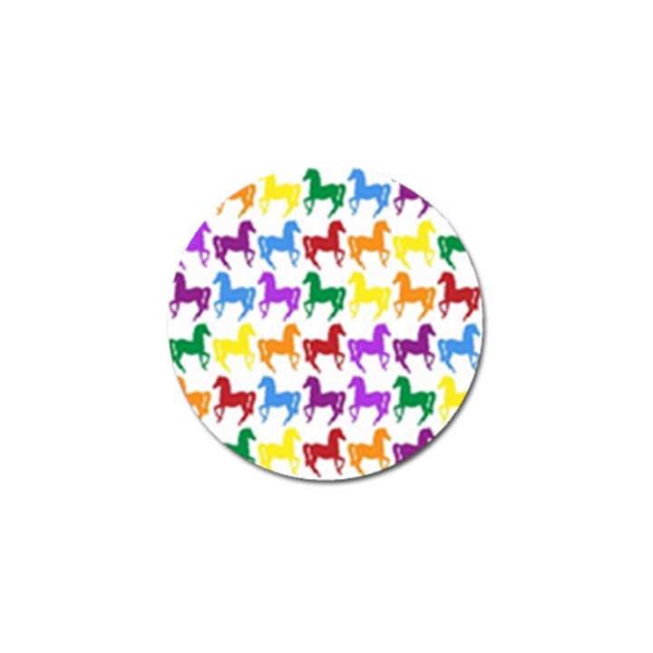 Colorful Horse Background Wallpaper Golf Ball Marker (10 pack)