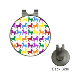 Colorful Horse Background Wallpaper Hat Clips With Golf Markers by Amaryn4rt