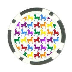 Colorful Horse Background Wallpaper Poker Chip Card Guard (10 Pack) by Amaryn4rt