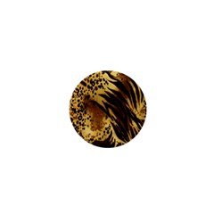 Stripes Tiger Pattern Safari Animal Print 1  Mini Magnets