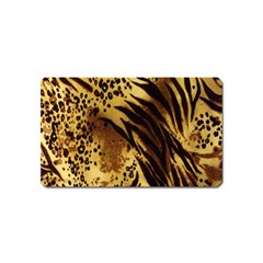 Stripes Tiger Pattern Safari Animal Print Magnet (name Card) by Amaryn4rt