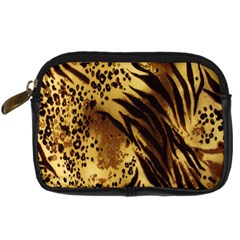 Stripes Tiger Pattern Safari Animal Print Digital Camera Cases by Amaryn4rt