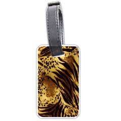 Stripes Tiger Pattern Safari Animal Print Luggage Tags (one Side)  by Amaryn4rt