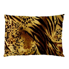 Stripes Tiger Pattern Safari Animal Print Pillow Case (two Sides) by Amaryn4rt