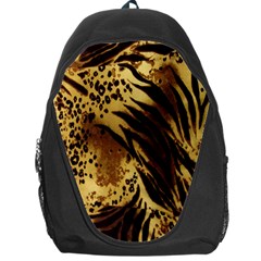 Stripes Tiger Pattern Safari Animal Print Backpack Bag by Amaryn4rt