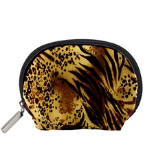 Stripes Tiger Pattern Safari Animal Print Accessory Pouches (small)  by Amaryn4rt