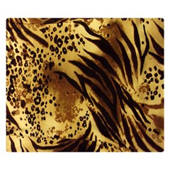 Stripes Tiger Pattern Safari Animal Print Double Sided Flano Blanket (small)  by Amaryn4rt