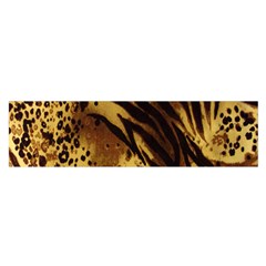 Stripes Tiger Pattern Safari Animal Print Satin Scarf (oblong) by Amaryn4rt