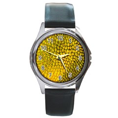 Jack Shell Jack Fruit Close Round Metal Watch