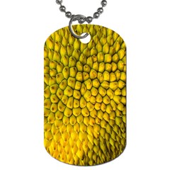 Jack Shell Jack Fruit Close Dog Tag (two Sides) by Amaryn4rt