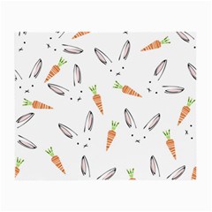 Rabbit Carrot Pattern Weft Step Small Glasses Cloth by Amaryn4rt