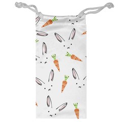 Rabbit Carrot Pattern Weft Step Jewelry Bag by Amaryn4rt