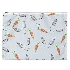 Rabbit Carrot Pattern Weft Step Cosmetic Bag (xxl)  by Amaryn4rt