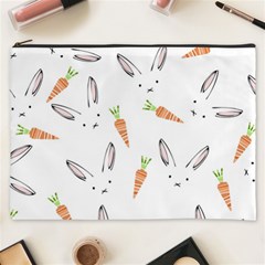 Rabbit Carrot Pattern Weft Step Cosmetic Bag (xxxl)  by Amaryn4rt