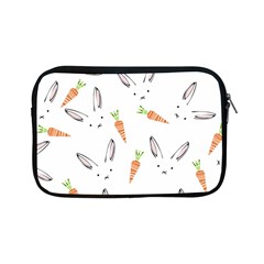 Rabbit Carrot Pattern Weft Step Apple Ipad Mini Zipper Cases by Amaryn4rt