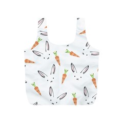 Rabbit Carrot Pattern Weft Step Full Print Recycle Bags (s)  by Amaryn4rt