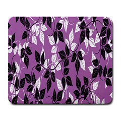 Floral Pattern Background Large Mousepads by Amaryn4rt